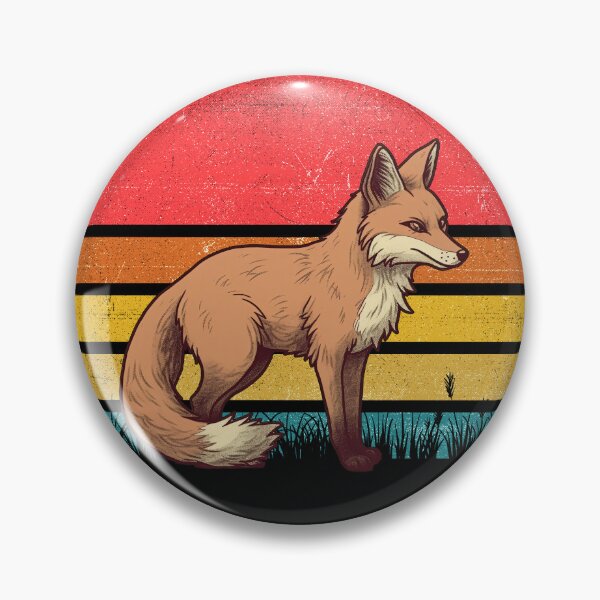Artikelvorschau, Red Fox Vintage Retro Sunset entworfen und verkauft von rafaeltto.