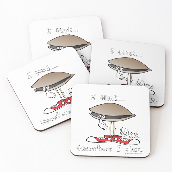 Item preview, I think, therefore I clam designed and sold by pcatoons.