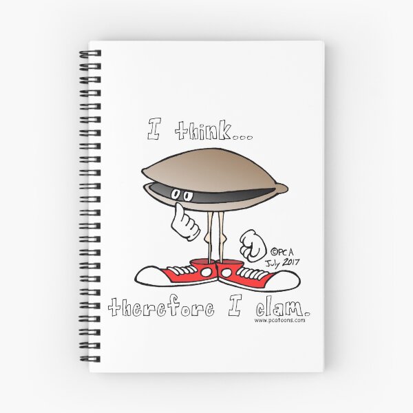 Item preview, I think, therefore I clam designed and sold by pcatoons.