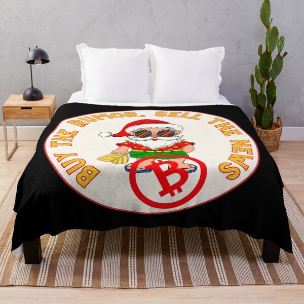 Item preview, Buy The Rumor, Sell The News - Cute Santa Clause - Bitcoin Logo designed and sold by GetCryptoSwag.