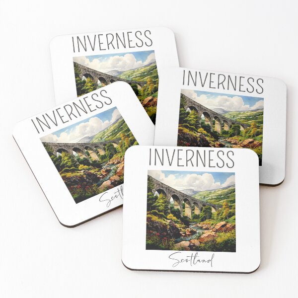 Item preview, A Watercolor Design of Inverness - Scotland designed and sold by Sketch-Shack.