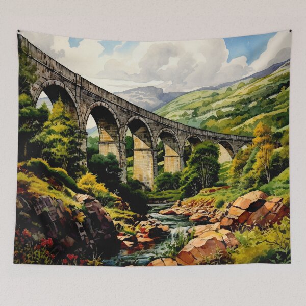 Item preview, A Watercolor Design of Inverness - Scotland designed and sold by Sketch-Shack.