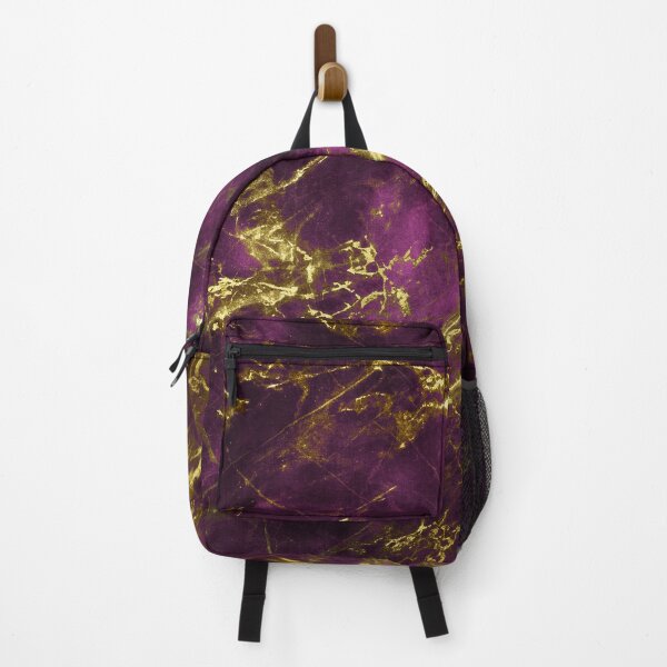 Item preview, Purple (Faux) Marbled Design With Golden-Hues Veins designed and sold by DEC02.