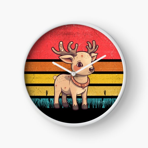 Item preview, Reindeer Vintage Retro Sunset designed and sold by rafaeltto.