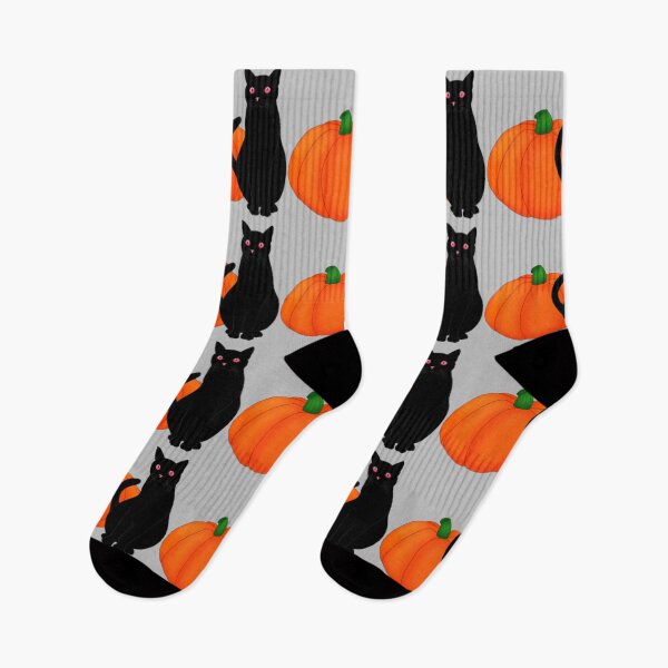 Item preview, Spooky black cat with big jack o lantern  designed and sold by Artistkhg.