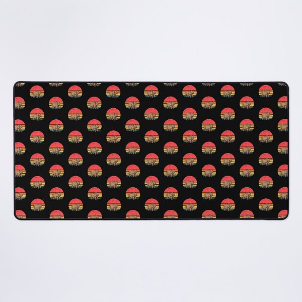 Item preview, Rhinoceros Vintage Retro Sunset designed and sold by rafaeltto.