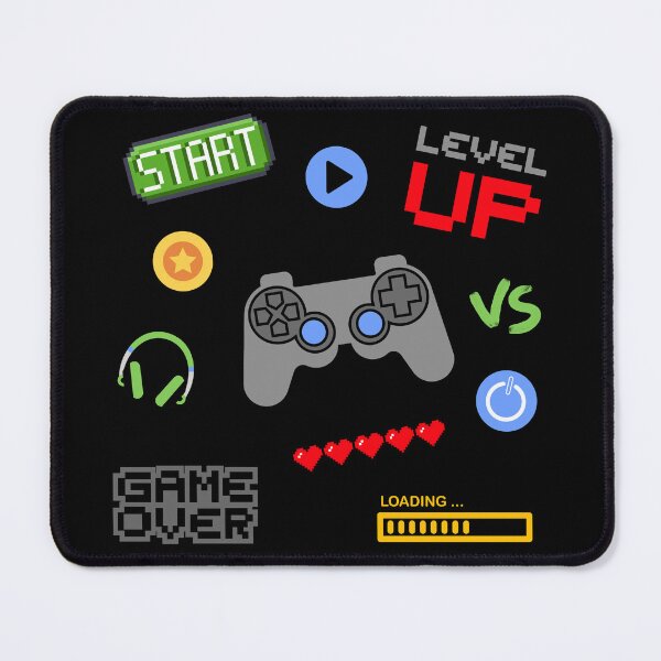 Item preview, Modern and Retro Video Games Icon Collage designed and sold by ColorfulKiddos.