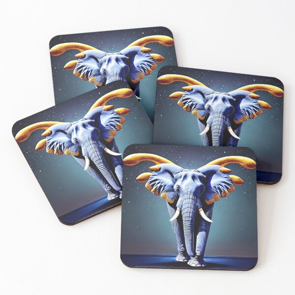 Item preview, The Winged Elephant and Its Dragonfly Wings designed and sold by rafaaguiarx.