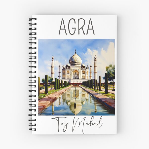 Item preview, A Watercolor Design of the Taj Mahal in Agra - India designed and sold by Sketch-Shack.