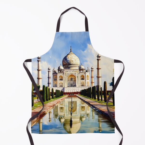 Item preview, A Watercolor Design of the Taj Mahal in Agra - India designed and sold by Sketch-Shack.