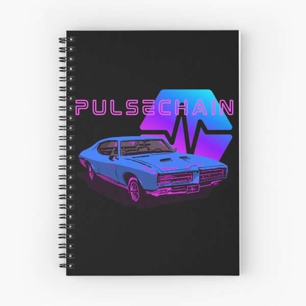 Item preview, Pulsechain Vintage Muscle Car - Crypto Logo designed and sold by GetCryptoSwag.