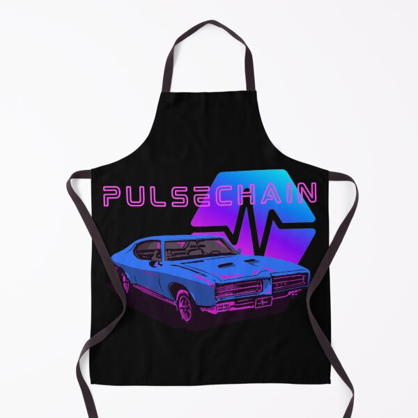 Item preview, Pulsechain Vintage Muscle Car - Crypto Logo designed and sold by GetCryptoSwag.