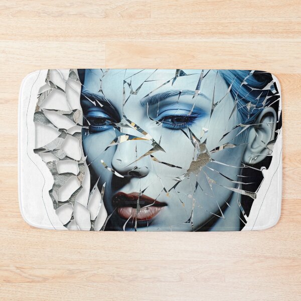Item preview, Reflection of a girl in a broken mirror designed and sold by abmkf.