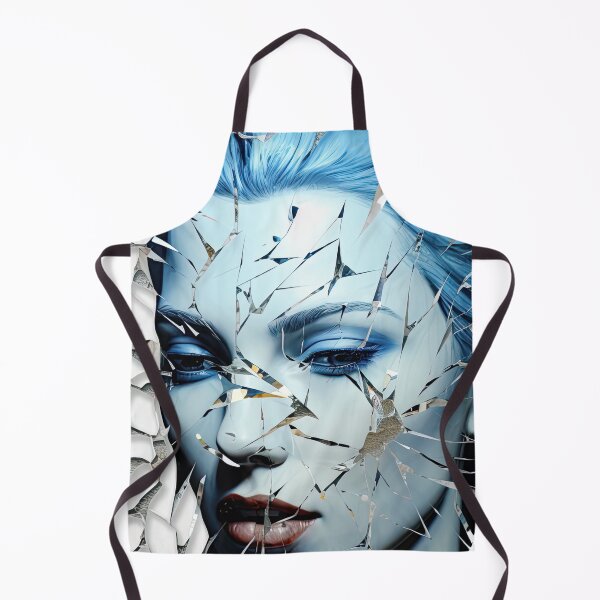 Item preview, Reflection of a girl in a broken mirror designed and sold by abmkf.