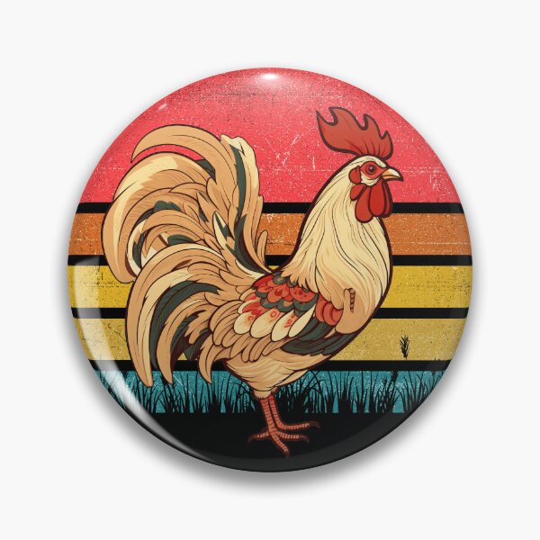 Item preview, Rooster Vintage Retro Sunset designed and sold by rafaeltto.