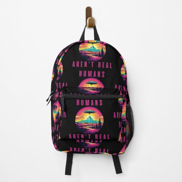 Item preview, Alien Funny Humans Aren't Real Cute UFO designed and sold by rynnzz.