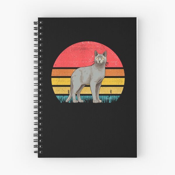 Item preview, Russian Blue Cat Vintage Retro Sunset designed and sold by rafaeltto.
