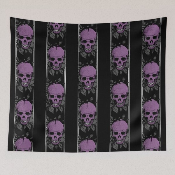 Item preview, Purple Skull Face designed and sold by LeighBobby.
