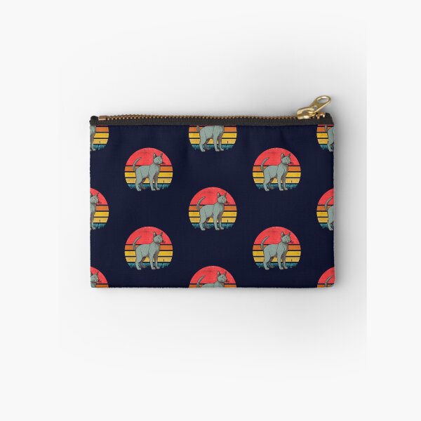 Item preview, Russian Blue Cat Vintage Retro Sunset designed and sold by rafaeltto.