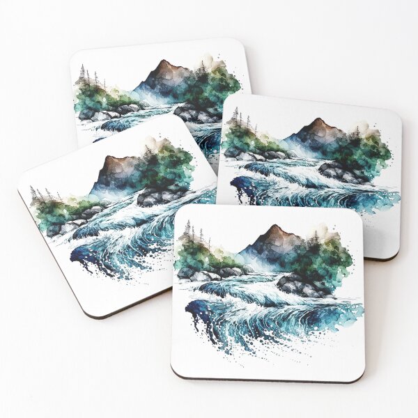 Item preview, Fantasy watercolor forest designed and sold by Estalon.