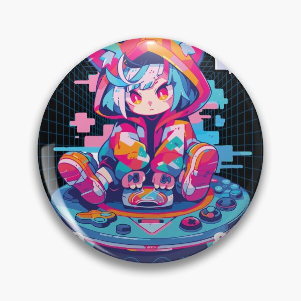 Item preview, Synthwave Retro Gamer 2 designed and sold by Chibi Cat Art Corner.