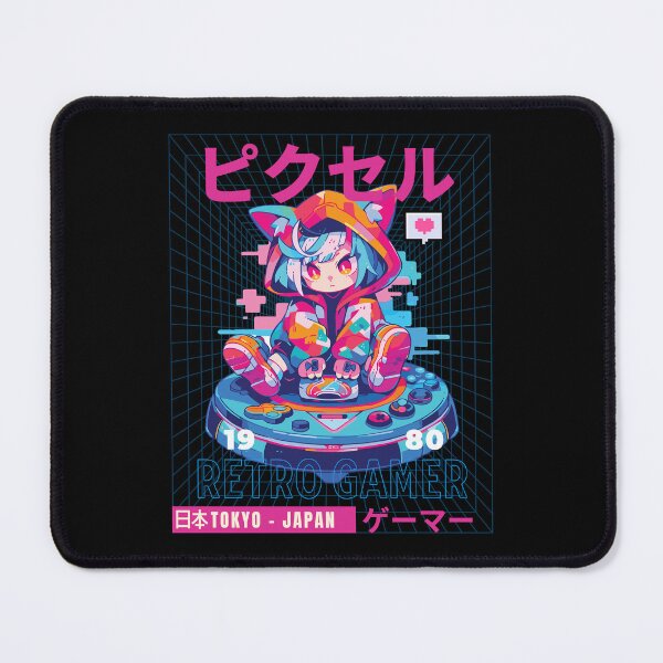 Item preview, Synthwave Retro Gamer 2 designed and sold by Chibi Cat Art Corner.