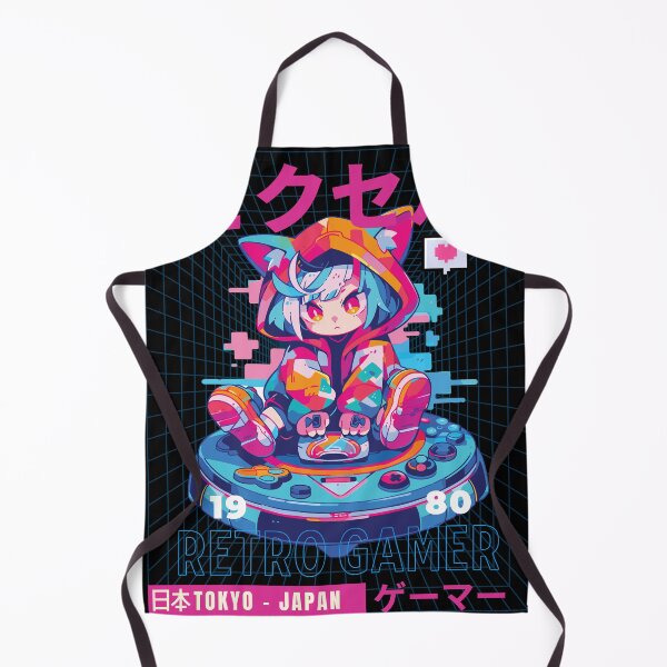 Item preview, Synthwave Retro Gamer 2 designed and sold by Chibi Cat Art Corner.