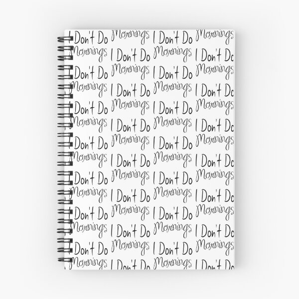 Item preview, I Don't Do Mornings designed and sold by raineOn.