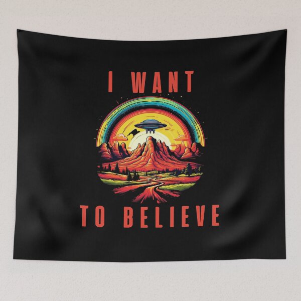 Item preview, I Want To Believe Aliens UFO designed and sold by rynnzz.
