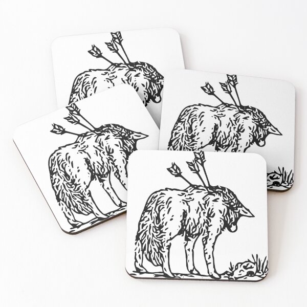 Item preview, Injured Traditional Wolf. designed and sold by Jaomink.