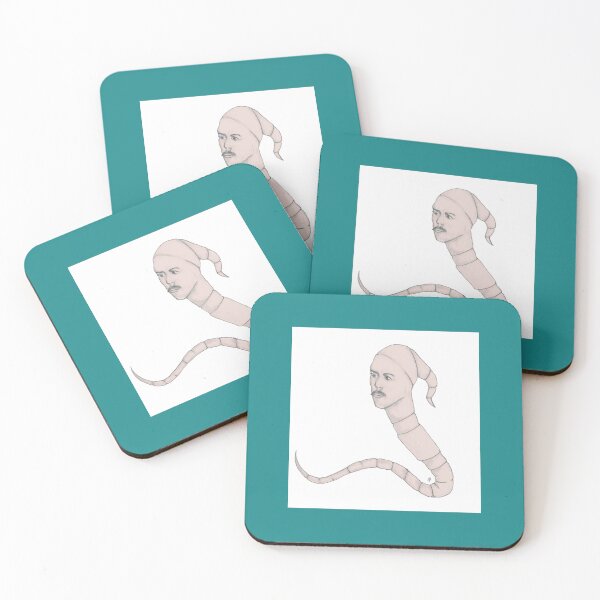 Item preview, Color Worm with a Mustache designed and sold by emanisat.