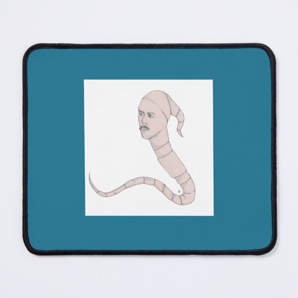 Item preview, Color Worm with a Mustache designed and sold by emanisat.