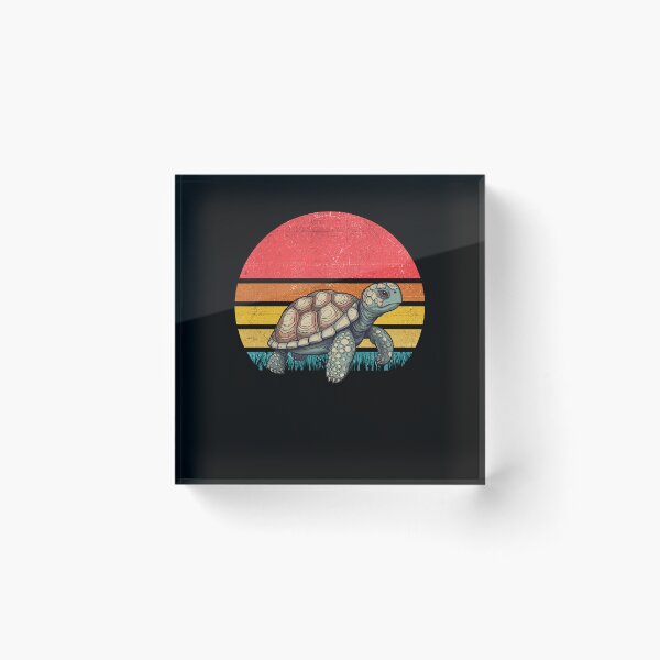 Item preview, Sea Turtle Vintage Retro Sunset designed and sold by rafaeltto.