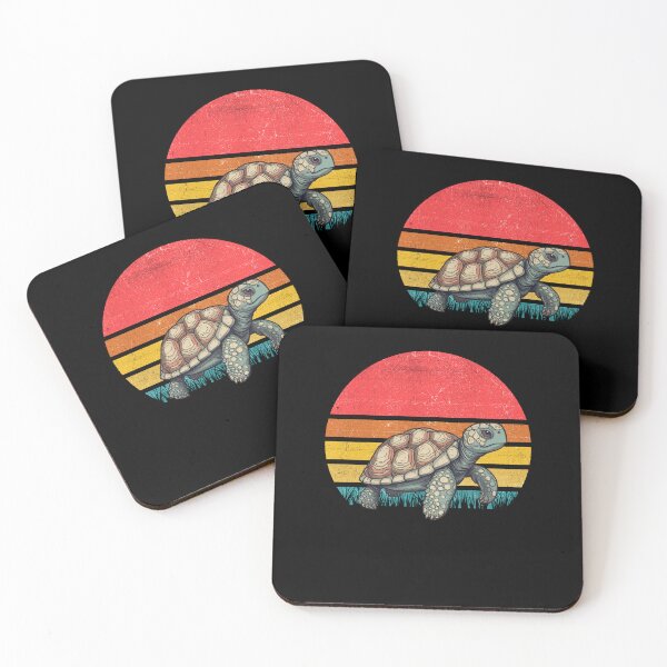 Item preview, Sea Turtle Vintage Retro Sunset designed and sold by rafaeltto.