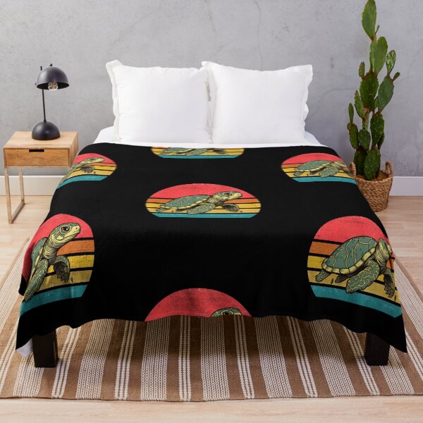 Item preview, Sea Turtle Vintage Retro Sunset designed and sold by rafaeltto.
