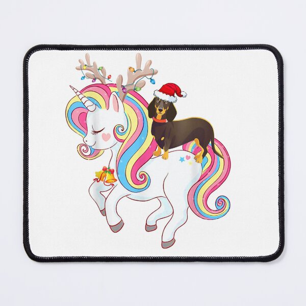 Item preview, Dachshund Riding Unicorn designed and sold by ParrotMart.