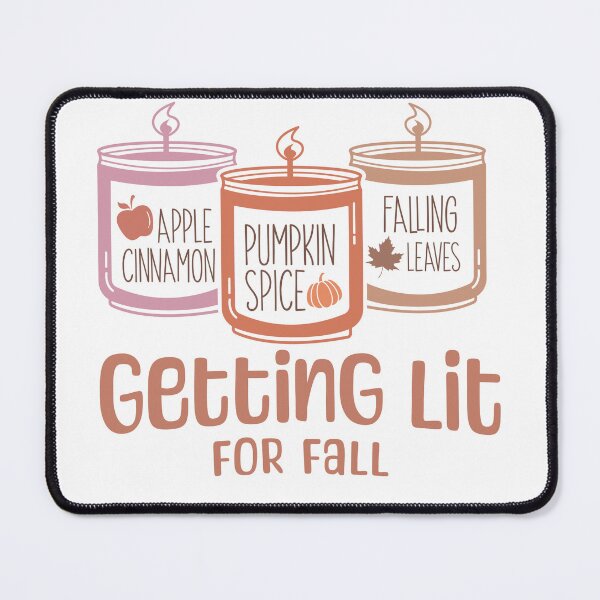 Item preview, GETTING LIT FOR FALL Pumpkin Spice Leaves Cinnamon Candles designed and sold by GlobalGraphics.