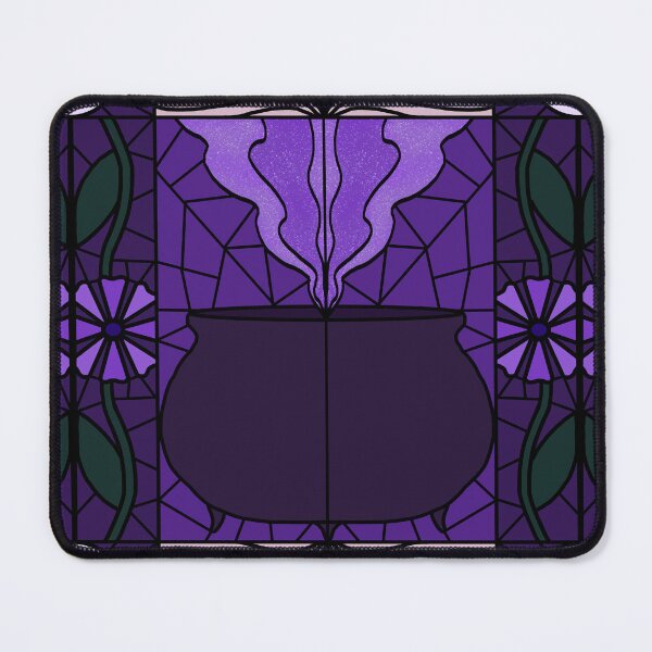 Item preview, Stained Glass Witches Cauldron (purple) designed and sold by PaganArtisan.