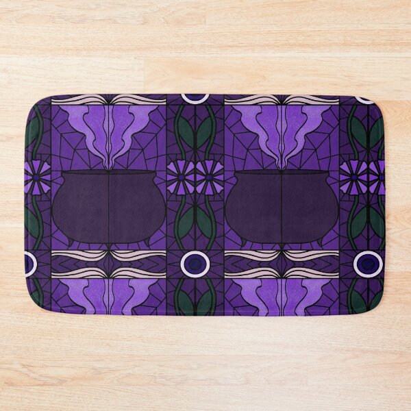 Item preview, Stained Glass Witches Cauldron (purple) designed and sold by PaganArtisan.