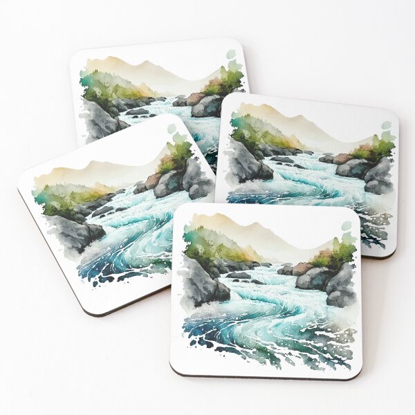 Item preview, Fantasy watercolor forest designed and sold by Estalon.