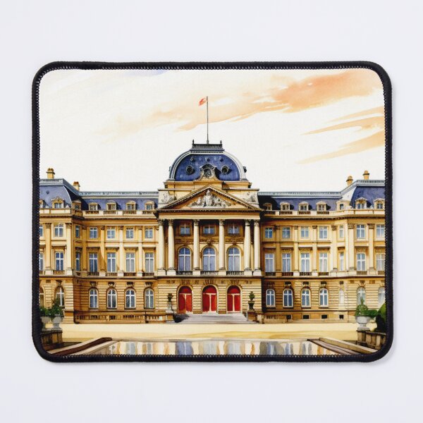 Item preview, A Watercolor Design of the Grote Markt in Brussels - Belgium designed and sold by Sketch-Shack.
