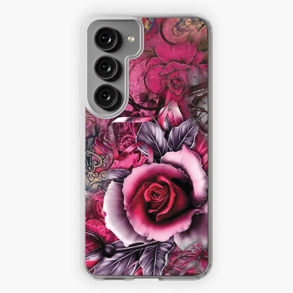  Galaxy S8+ Cute Mixed Flower Bouquet Dark Floral