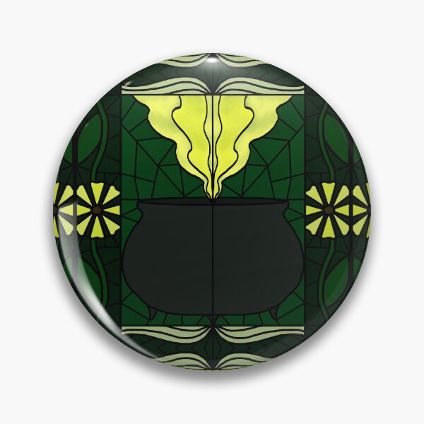 Item preview, Stained Glass Witches Cauldron (green) designed and sold by PaganArtisan.