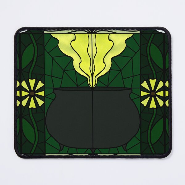 Item preview, Stained Glass Witches Cauldron (green) designed and sold by PaganArtisan.