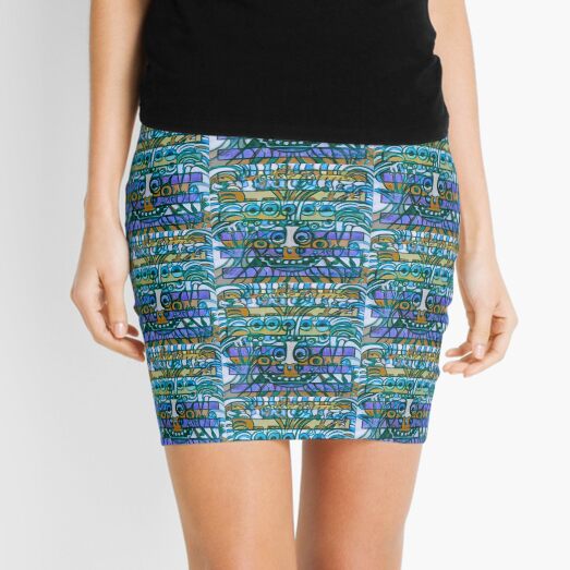Hexagram 42: Yì (Increase) Mini Skirt