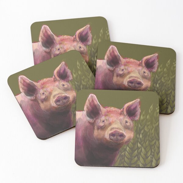 Item preview, pig designed and sold by alexbairdart.