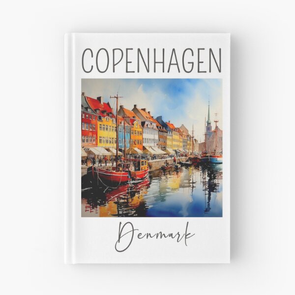 Item preview, A Watercolor Design of Copenhagen - Denmark designed and sold by Sketch-Shack.