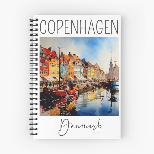 Item preview, Un diseño en acuarela de Copenhague - Dinamarca designed and sold by Sketch-Shack.
