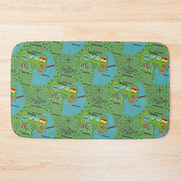 Item preview, Doggyville Cartography Map Seamless Pattern designed and sold by Cedarrue.