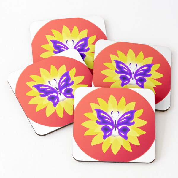 Item preview, Butterfly on sunflower designed and sold by Velvet Noise.
